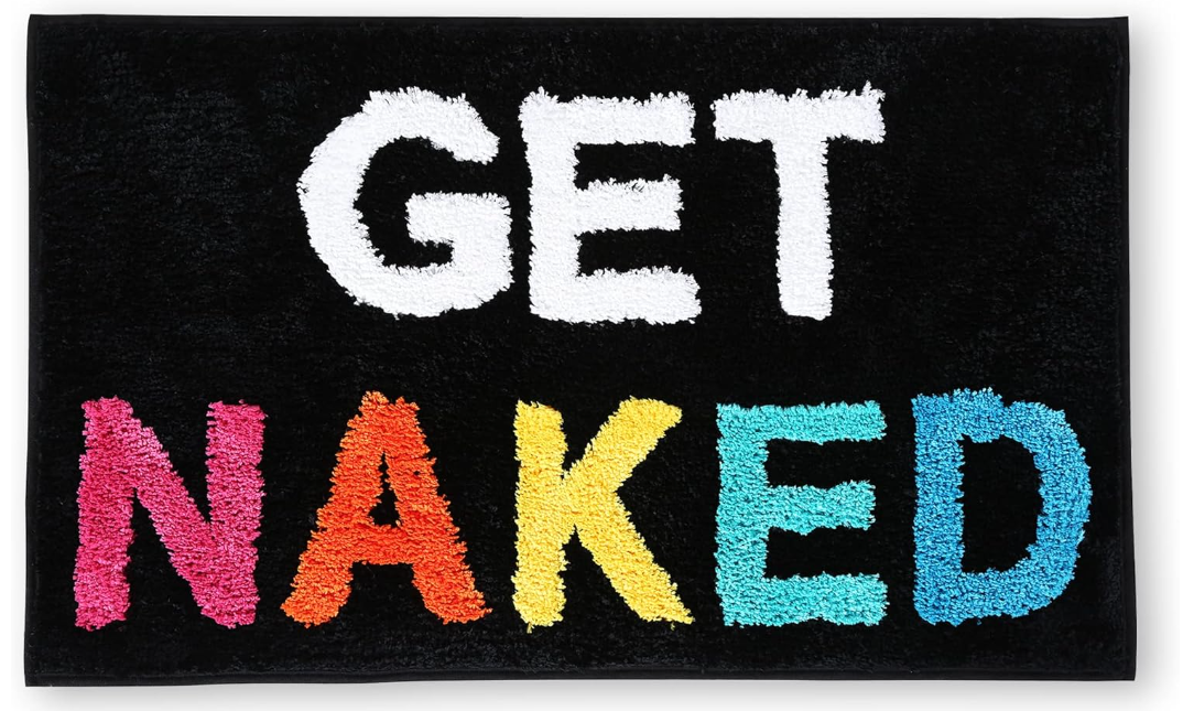 Unique Fun Design Floor Mat Carpet Bedroom Bathroom Home Decor Nonslip Absorbent Neon Rugs
