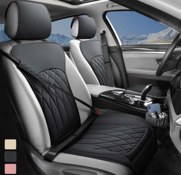 6 -24 Pack Leather Universal Front Back Auto Seat Waterproof Protectors Covers Sets with Matching Interior Accessories