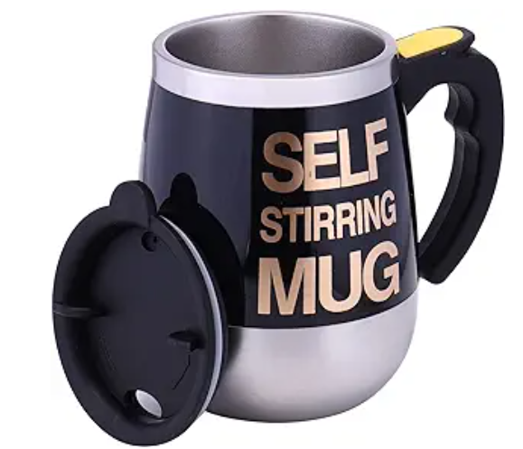 Electric Self Stirring Magnetic Stainless Steel Thermal Beverage Mug