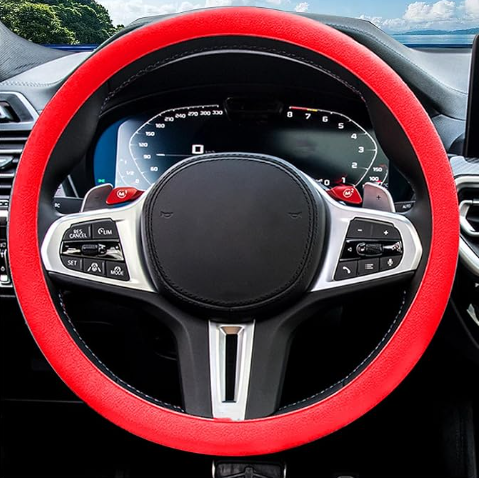 Bright Colors Car Auto Truck Universal Silicone Anti-Skid Steering Wheel Cover