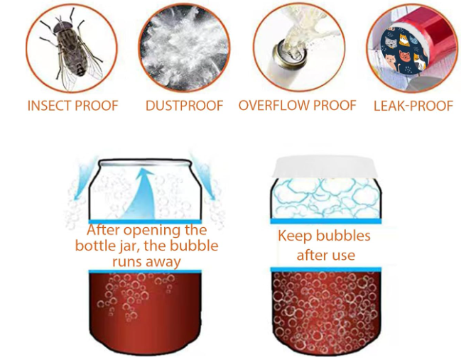 Silicone Soda Pop Energy Juice Beer Cup Can Cover Toppers Lid Reusable Beverage Food Protector 2 -18 Pack