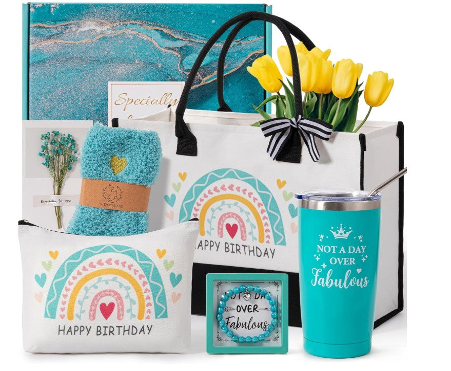 Spa Lavender Rose Natural Camomile Scented Candle Mask Blanket Socks Notebook Soaps Salt Wine glass Jewelry Skin Care Gift Basket Set for Birthday Anniversary Wife loved One Gift For Christmas