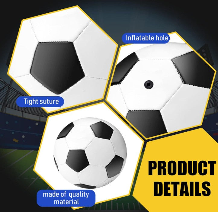 4 Pcs Sport Balls Set Official Size Athletic Balls Include Soccer, Football, Basketball, Volleyball for Indoor Outdoor Game Activities with Mesh Bag and Pump