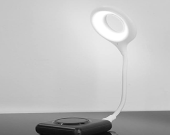 Foldable Adjustable Voice Control Three Lighting Mode Intelligent Sleep Aid Desk Table Night Ambience Lamp
