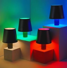 Creative Portable Dimmable Wireless Wine Liquor Bottle Waterproof Touch Desk Lamp with Color Lights for Restaurants Clubs Bars