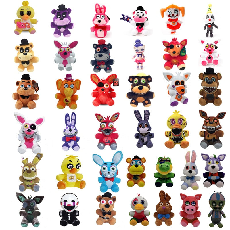 Five Night Of Freddy Movie Plush Figure Toys Freddy Bonnie Foxy Chica Circus Baby Orville