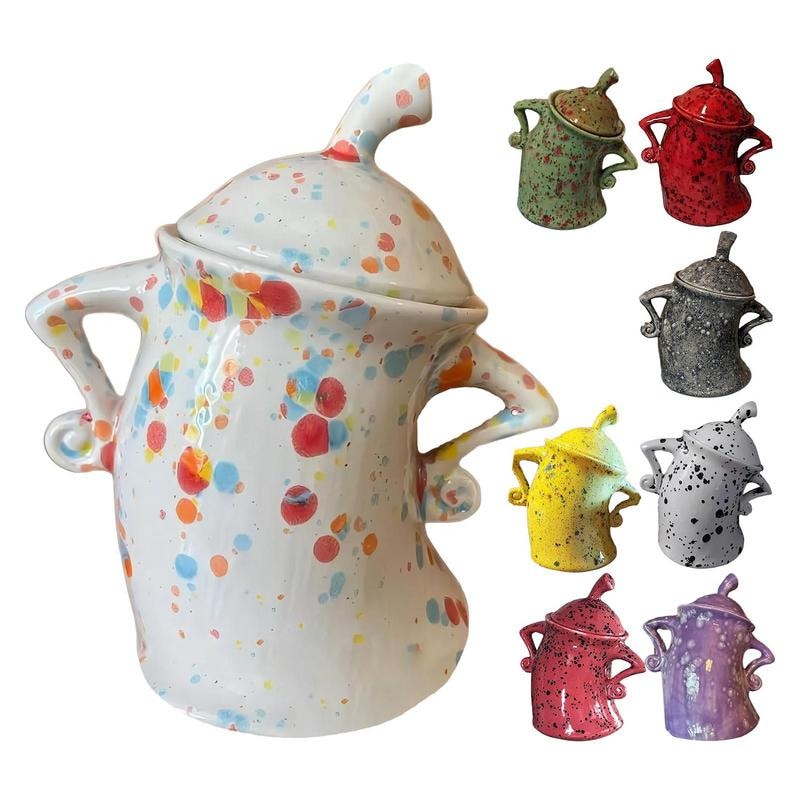 Canister With Major Attitude Fun Decorative Home Food Cookie Jar Storage Kitchen Counter Pantry Resin Ceramic Containers