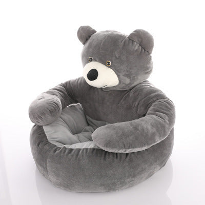 Detachable And Washable Hug Bear Pet Nest Round Shape Warm and Comfortable Pet Bed