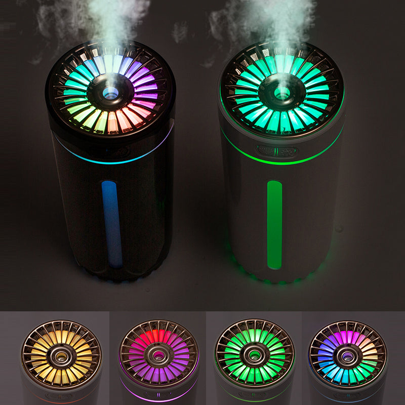 Air Humidifier Purifier Diffuser Wireless with Colorful Lights for Auto