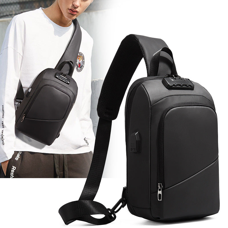 Upscale Anti-theft Messenger Shoulder Crossbody Unisex Bag