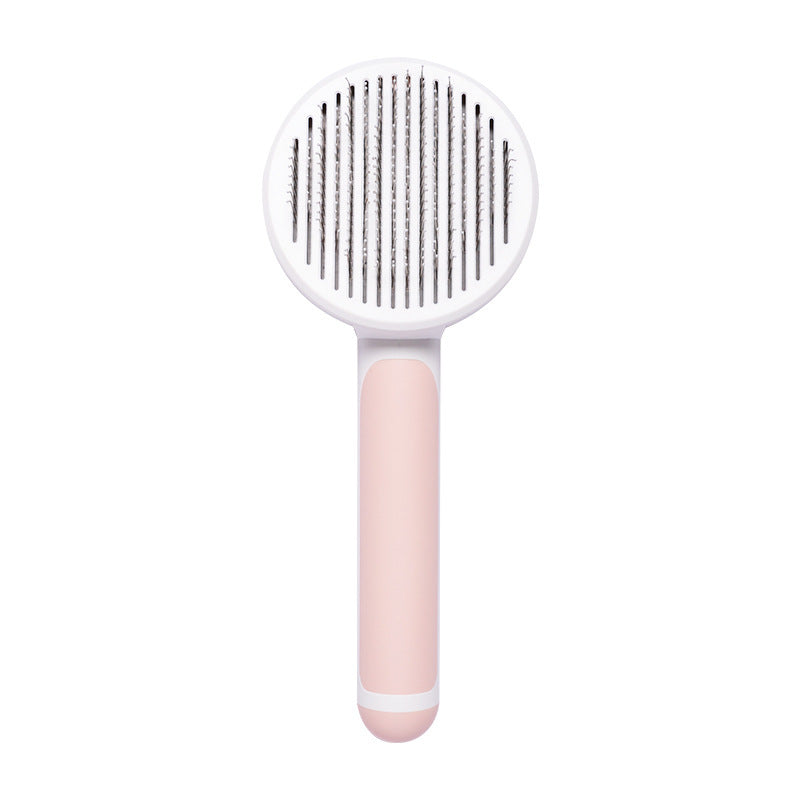 Pet Handheld Care Brush Self-cleaning Comb For Hair Removal for Cats and Dogs