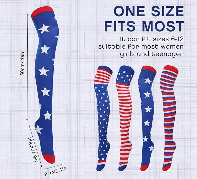 4th of July Magnetic Holding Hands Socks, Funny American Flag Socks for Men Women, USA Sock for Adults Independence Day
