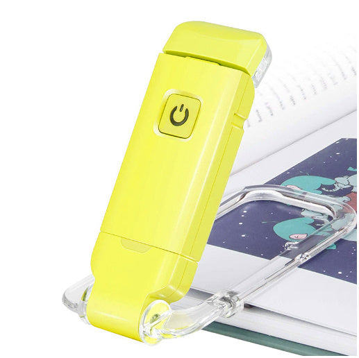 LED USB Rechargeable Adjustable Bright Clip-on Portable Bookmark Book Reading Night Light