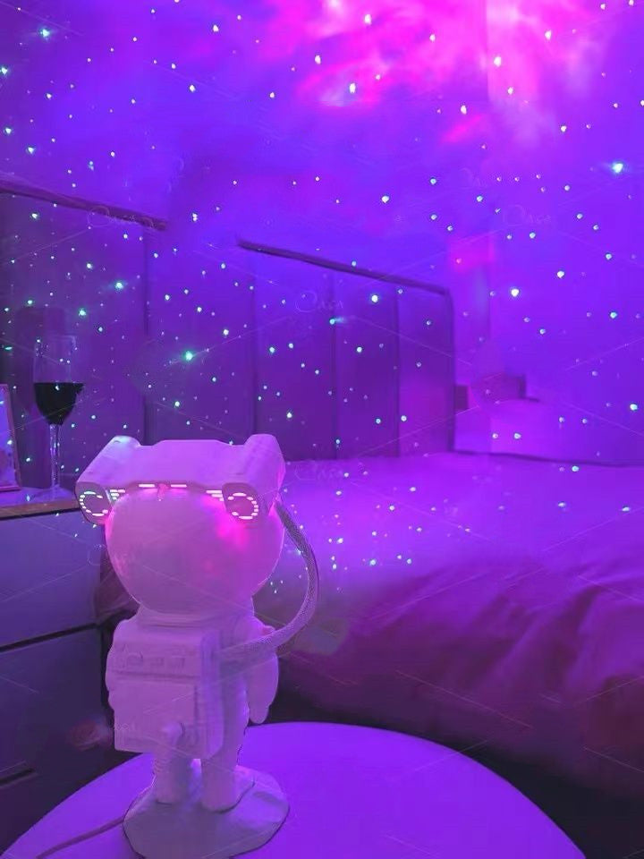 Kids Room Star Projector Astronaut Galaxy Space Night Desk Light