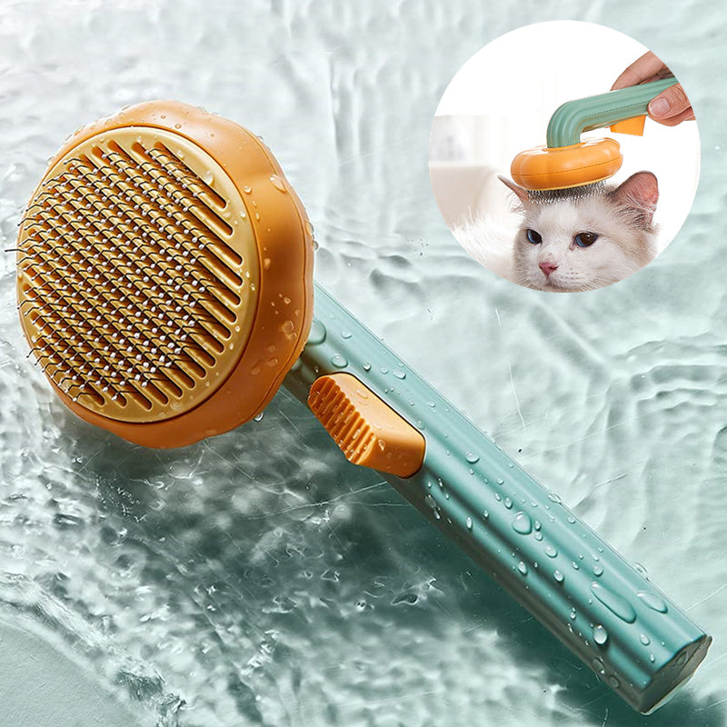 Pet Handheld Care Brush Self-cleaning Comb For Hair Removal for Cats and Dogs