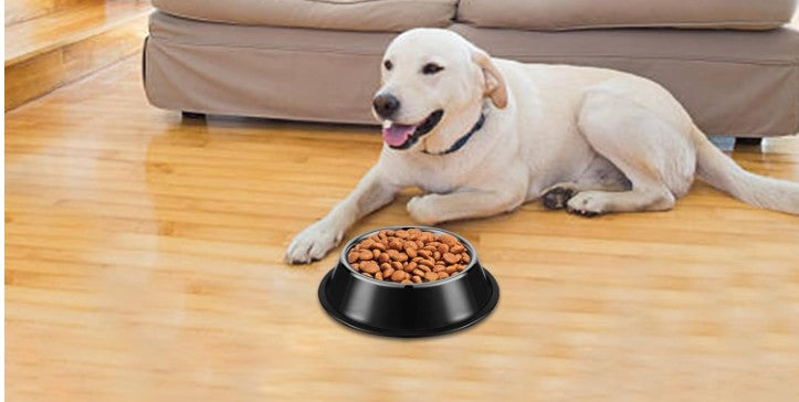 8 Pcs Stainless Steel Dog Bowl 7 oz Stackable Pet Food Water Bowl with Rubber Base Non-Slip Pet Dishes Metal Dog Bowls