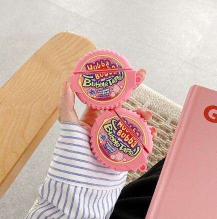 AirPod Protective Silicone Snack Candy 3D Design Cases with Keychain