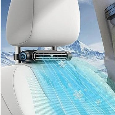 2026 Car Headrest Fan, Invisible Car Seat Cooling Fan, USB Backseat Fan Portable Vehicle Design with 3 Adjustable Wind Speeds for Most Cars Vehicle Jeep Van RV Truck