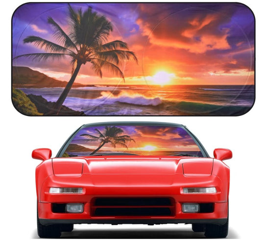 Windshield Sunshade Auto Car Sun Shield for Automotive Interior Sun and Heat Protection with Storage Bag