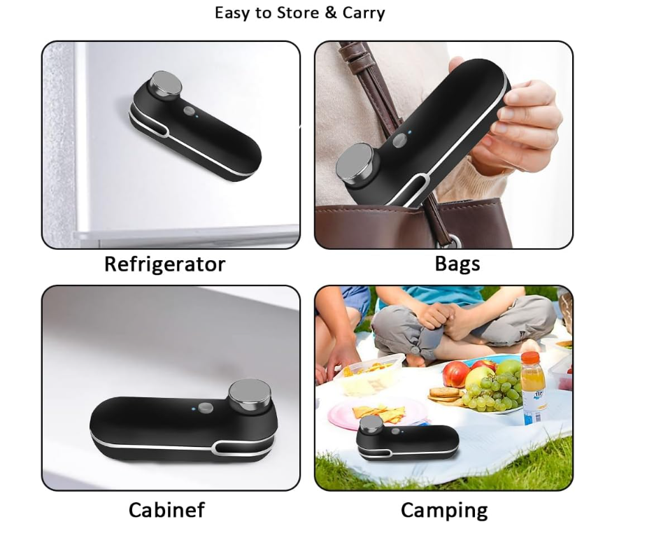 Rechargeable Small USB Portable Mini Kitchen Sealing Machine for Food Storage