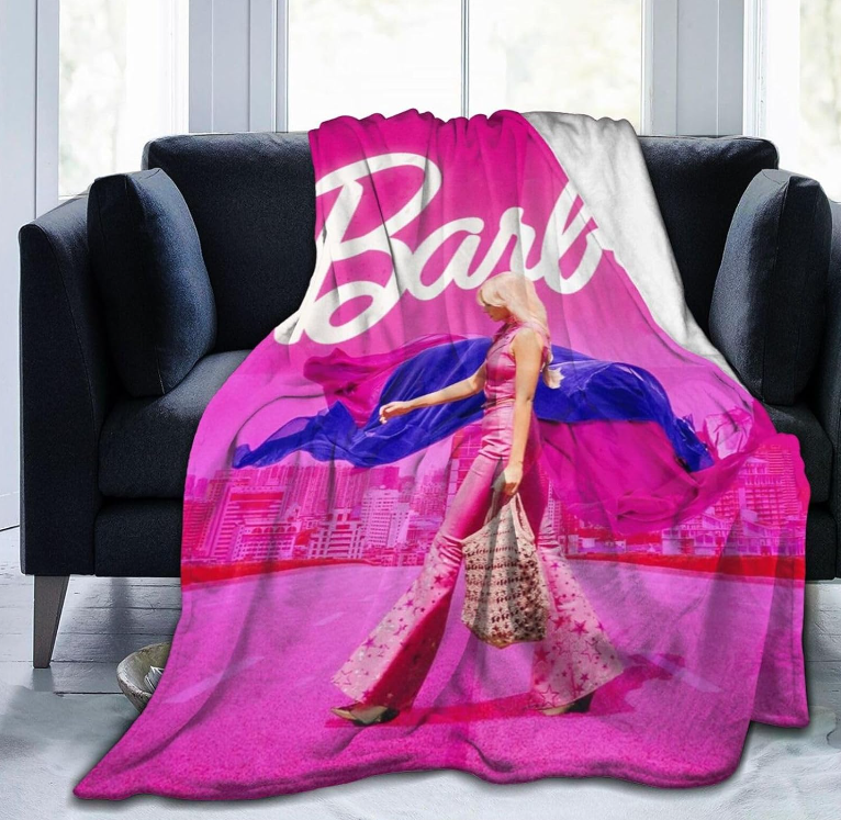 Barbie Plush Microfiber Fluffy Sleep Flannel Blanket