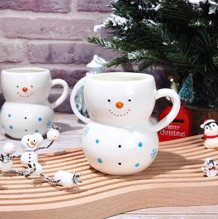 Christmas Cups Elf Santa Shoe Snowman GRINCH Resting Grinch Face Heat Reactive Color Changing Tea Coffee Mug Cup 12-20 Oz.