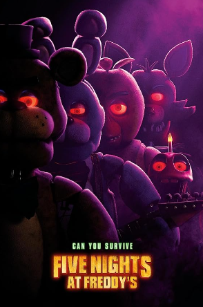 New FNAF Movie Game Poster for Home Decoration