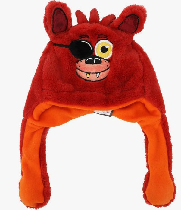 Five Nights at Freddy's FNAF Bonnie Blue Laplander and Foxie Head Gear Hat Beanie's for Cold Winter