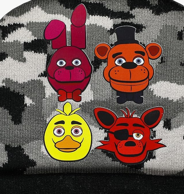 Five Nights at Freddy's FNAF Bonnie Blue Laplander and Foxie Head Gear Hat Beanie's for Cold Winter