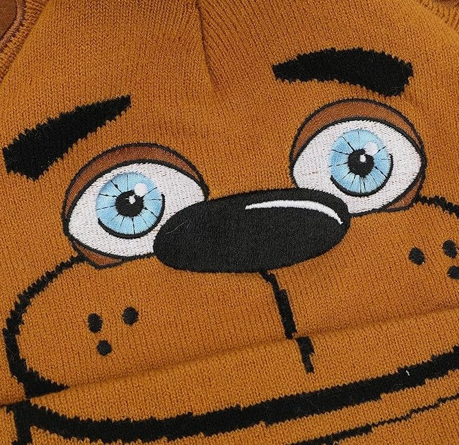 Five Nights at Freddy's FNAF Bonnie Blue Laplander and Foxie Head Gear Hat Beanie's for Cold Winter