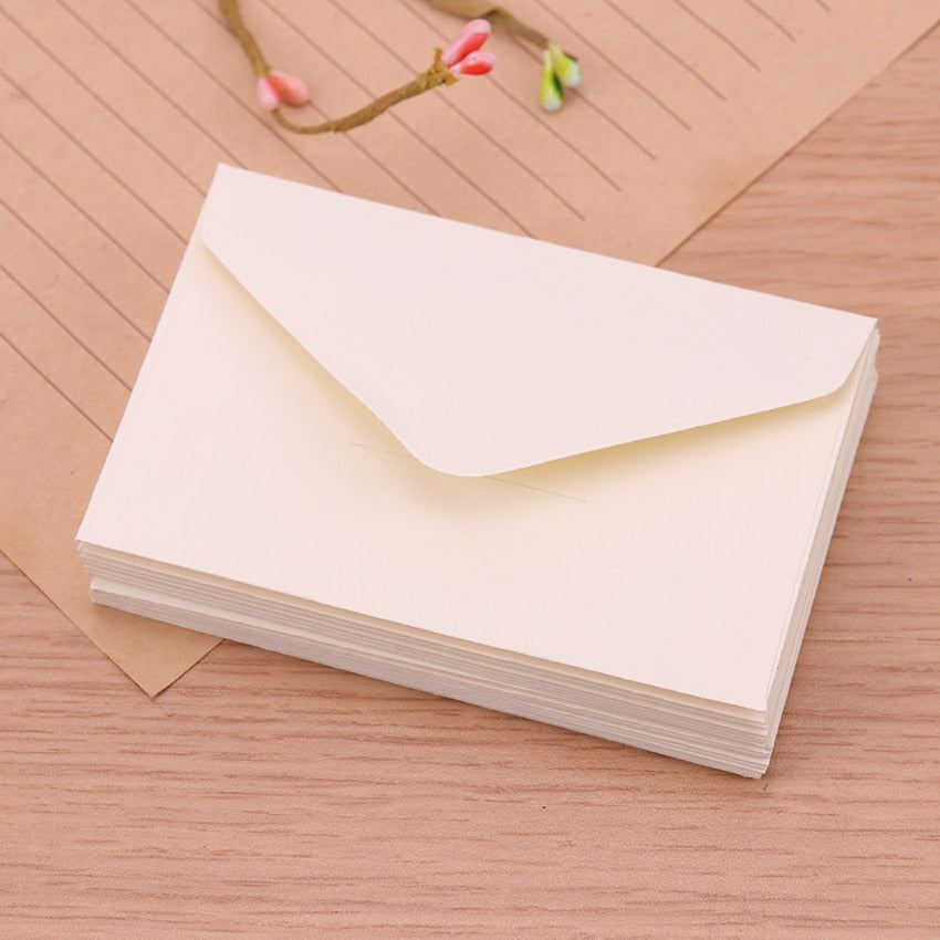 Elegant Style Classical Vintage Craft Paper Envelopes 20 Pack