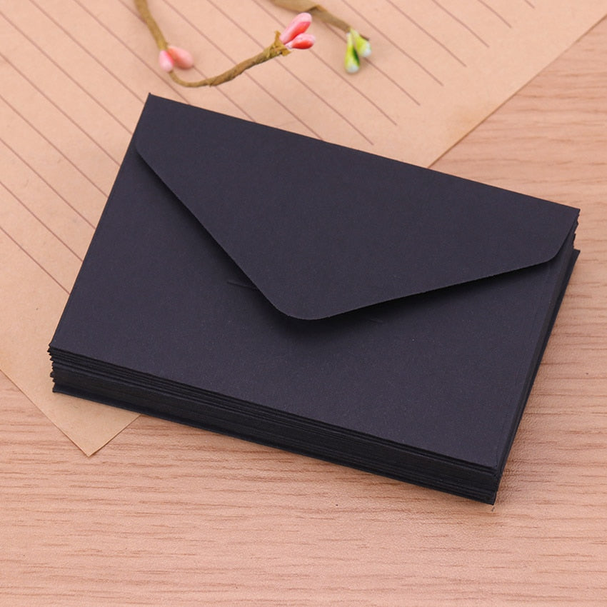 Elegant Style Classical Vintage Craft Paper Envelopes 20 Pack