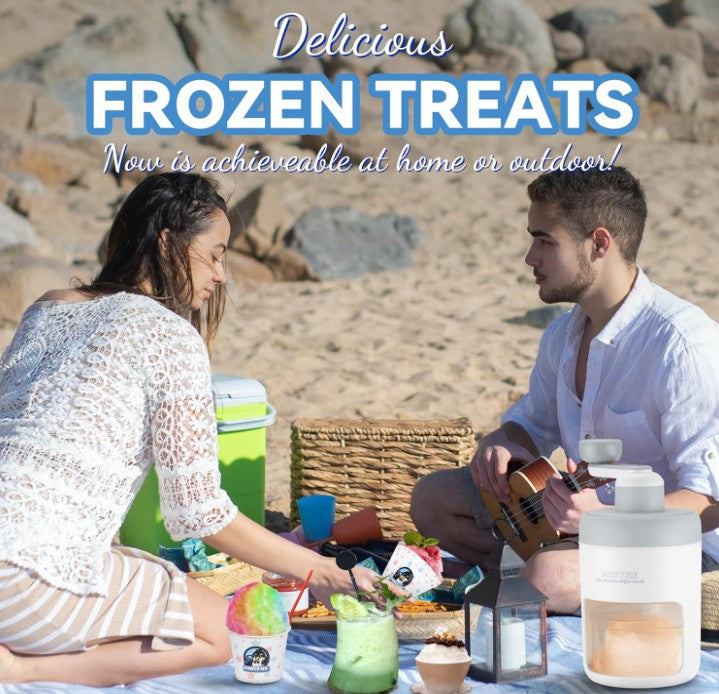 Shaved Ice Machine Snow Cone Machine Manual - Portable Ice Crusher and Shaved Ice Machine