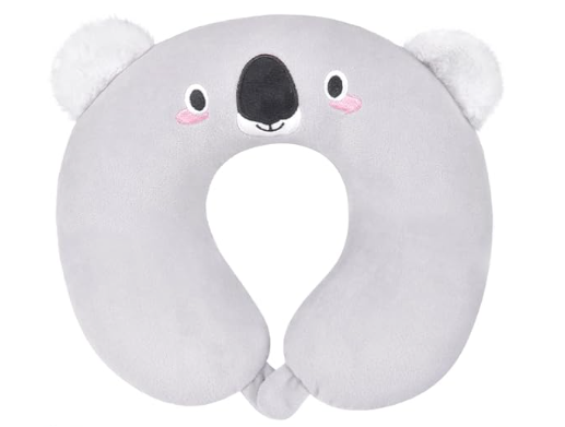 Animal Design Soft Neck Head Chin Travel Pillow for Kids and Toddlers