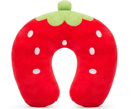 Animal Design Soft Neck Head Chin Travel Pillow for Kids and Toddlers