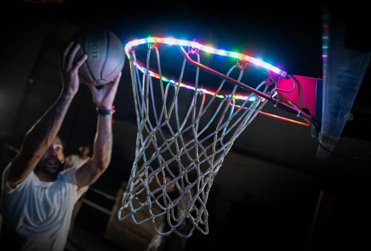 LED Basketball Hoop Light 2025's Must-Have for Basketball Lovers Score and Celebrate with Motion Magic - Color Changing Sensor Activated Scoring