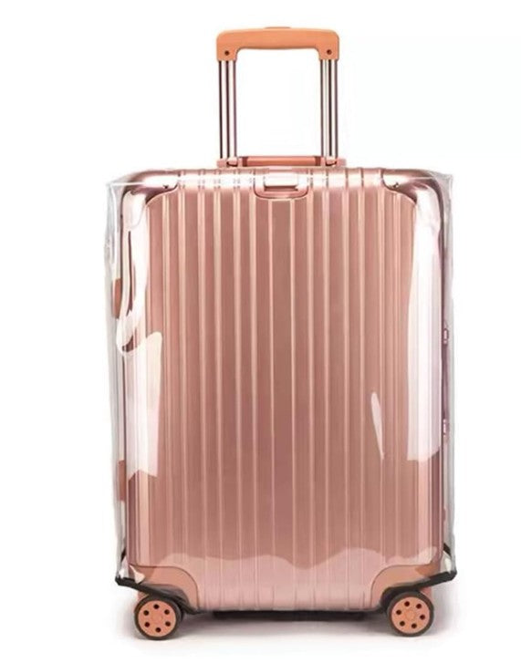 3PCS Clear Leopard Colorful Black PVC Luggage Covers Protectors Thicken Transparent Waterproof Suitcase for Travel Airplane