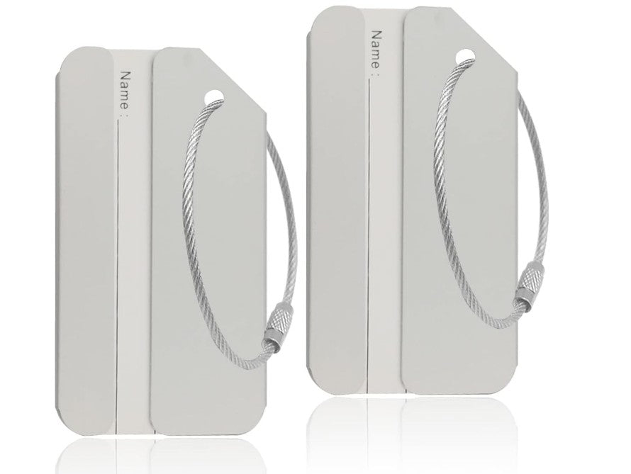 Aluminum Luggage Tags, Luggage Tag Holders for Travel Luggage Baggage ...