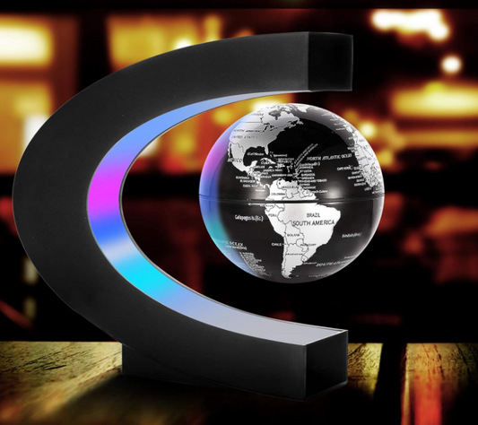 Home Office Multi-Color Changing Magnetic Levitation Floating World Mova Night Lamp with LED Lights