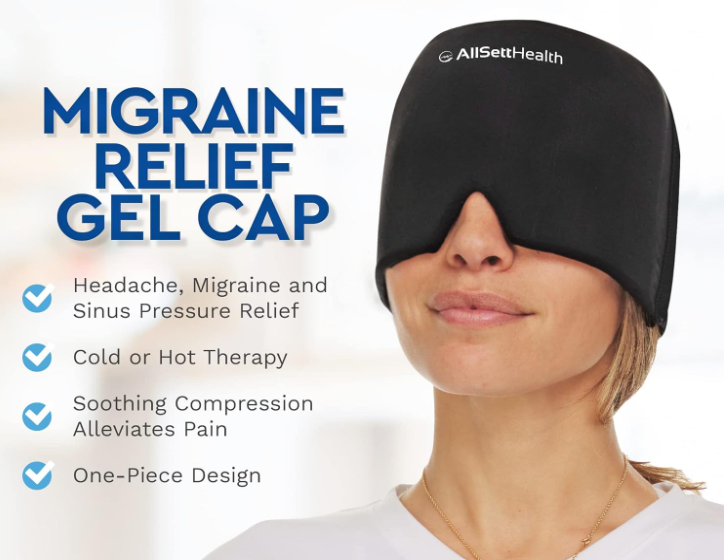 Migraine Headache Stress Relief Wrap Cap