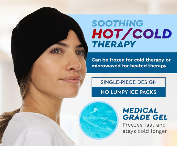 Migraine Headache Stress Relief Wrap Cap