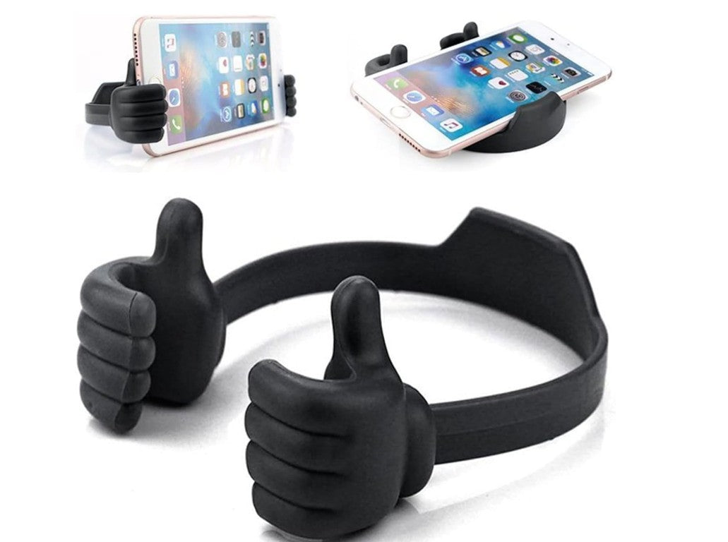Cute Cell Phone Holder Stand for Desk, iPhone Mount for Office Tablet Accessories Gifts, Cool Desktop Decor Gadgets to Support Your Cellphone for Men Women Boys Girls