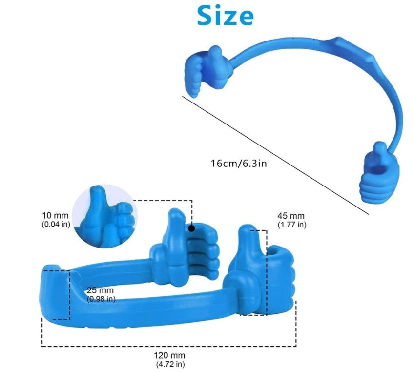 Cute Cell Phone Holder Stand for Desk, iPhone Mount for Office Tablet Accessories Gifts, Cool Desktop Decor Gadgets to Support Your Cellphone for Men Women Boys Girls