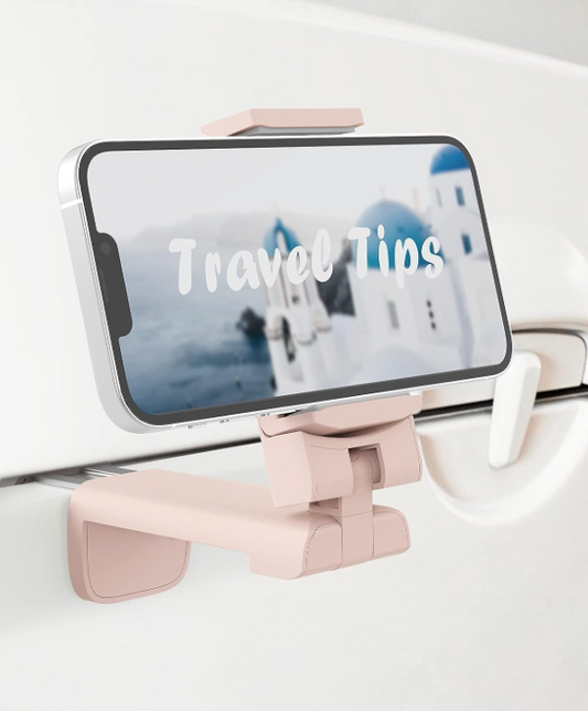 Airplane Universal Travel Essential Hands-Free Phone Holder Mount for Flying