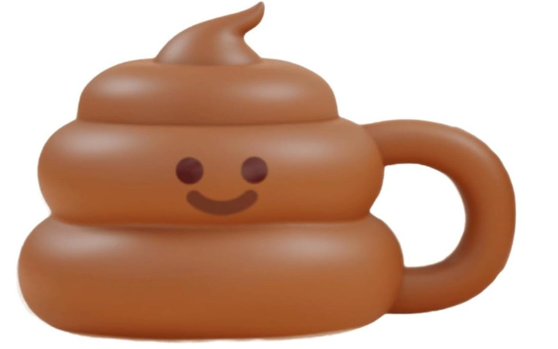 Funny Odd Ceramic Gag Gift Novelty Poop Toilet Donut Coffee Teacups Mug, 12-24 fluid ounces