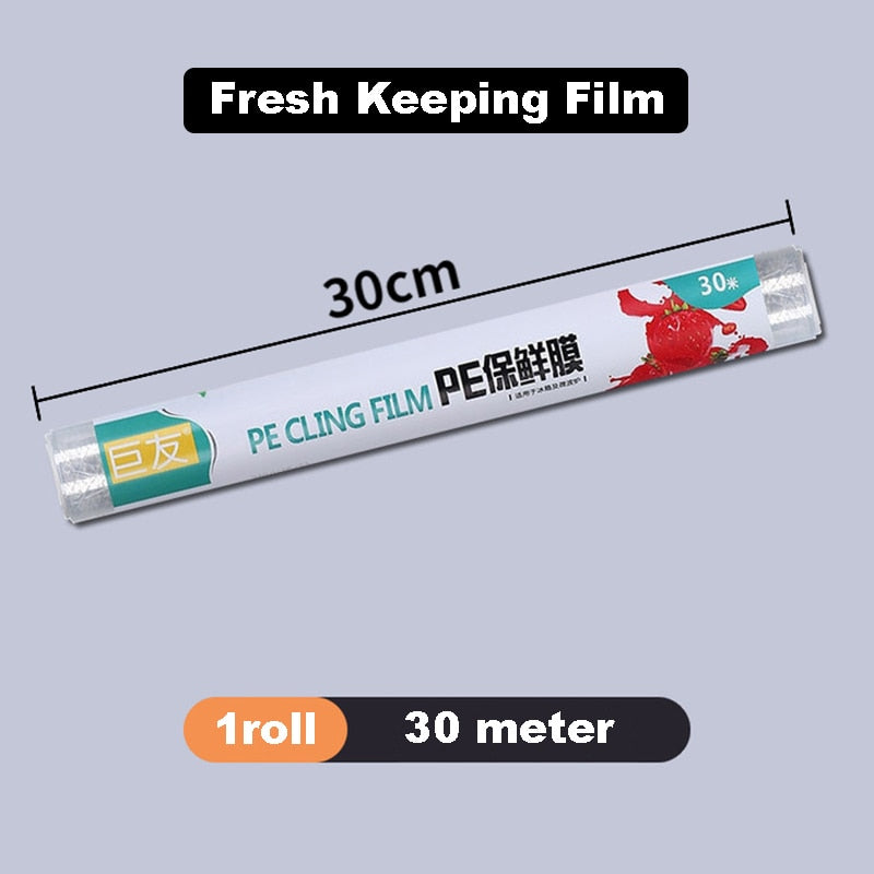 Portable Plastic Cling Film Cutter Food Wrap Dispenser, Wax Paper
