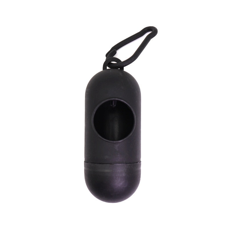 New Colorful Waste Bag Dispenser Bullet Bone Poop Grenade Case Bag Holders for Pets with Bags and Flashlight