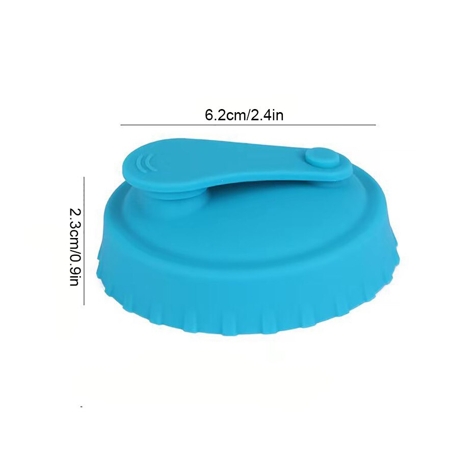 Silicone Soda Beer Cup Can Lid Reusable Beverage Food Protector 2 -18 Pack