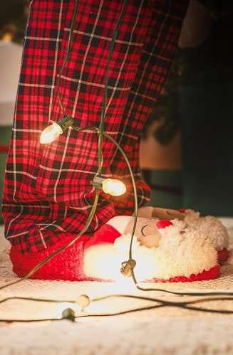 Cute Soft Plush Fur Non-Slip Cartoon Red and Green Christmas Reindeer Grinch House Slip on Slippers for Men and Women Kids