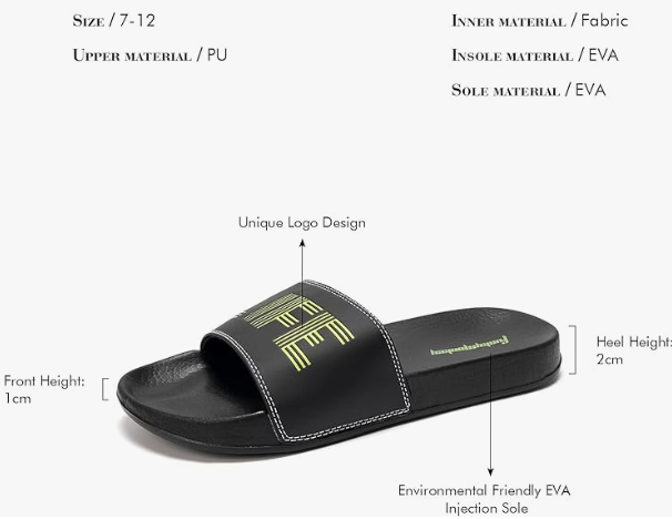 Just Chill Women's Mens Soft and Water-Resistant Summer Beach Slippers Slides House Shoes Indoor Outdoor